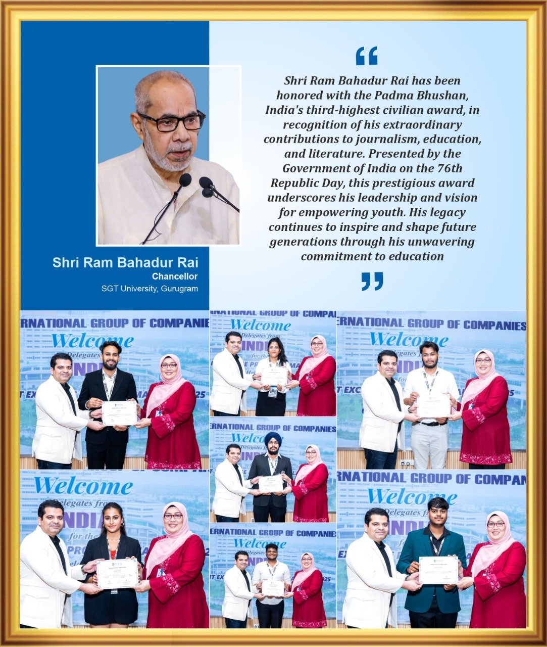 Premier Nation | ग्लोबल माइंड्स को सशक्त बनाना: एसजीटी यूनिवर्सिटी...